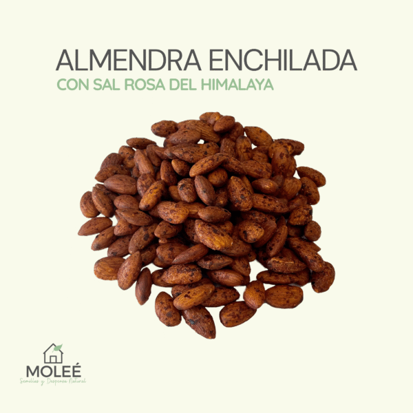 Almendra Enchilada Con Sal Rosa Del Himalaya