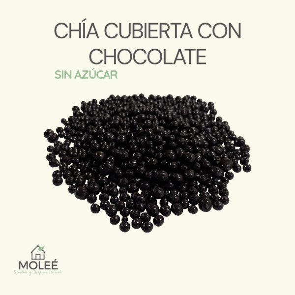 Chía Cubierta Con Chocolate Sin Azúcar