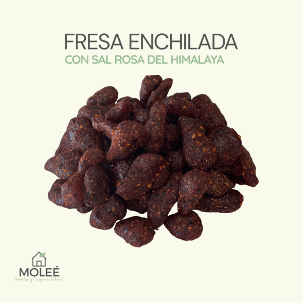 Fresa Enchilada Con Sal Rosa Del Himalaya