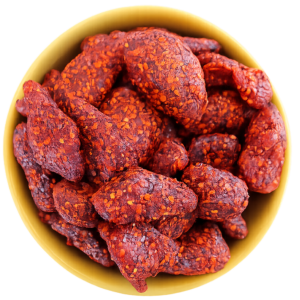 Fresa Enchilada Con Sal Rosa Del Himalaya