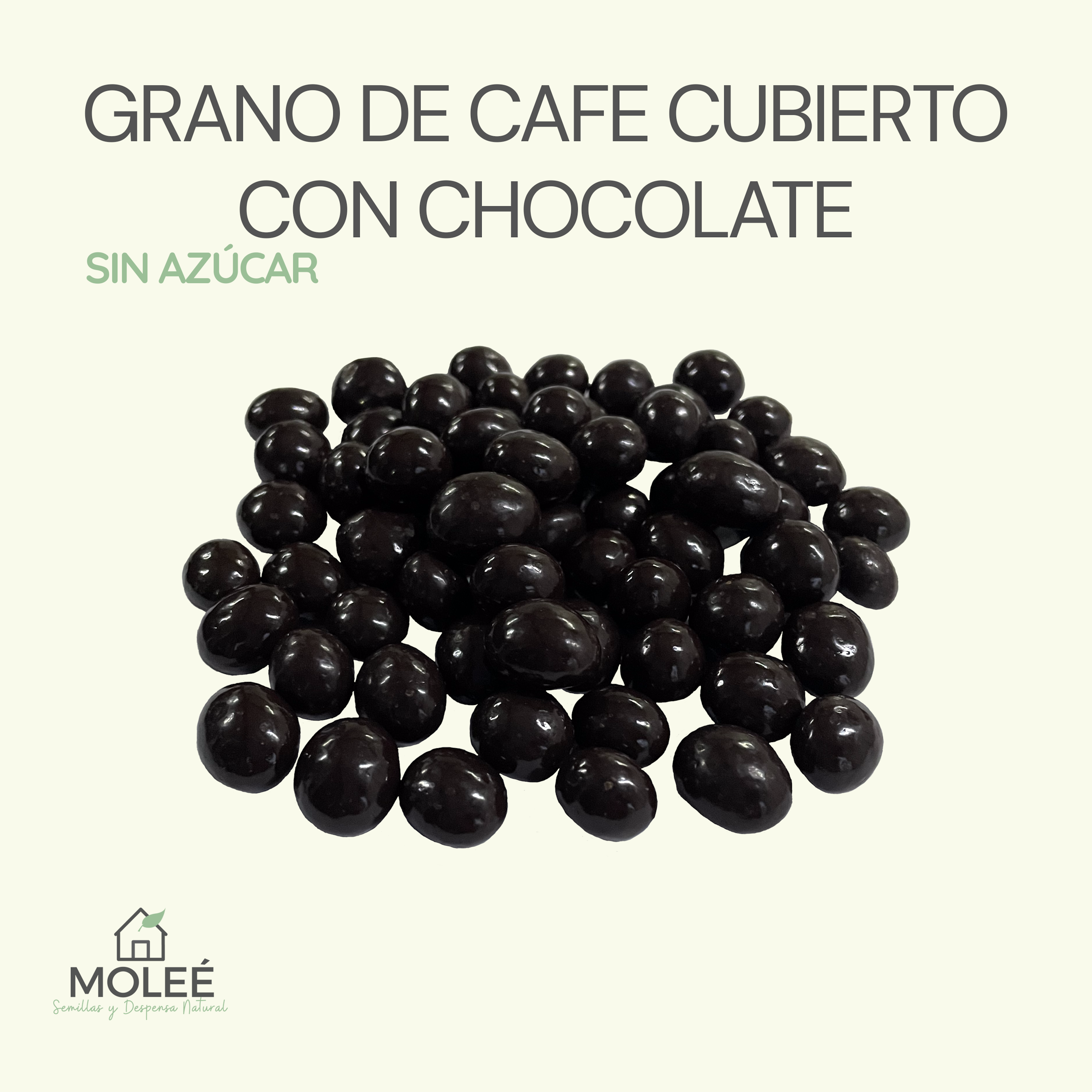 Grano De Café Cubierto Con Chocolate Sin Azúcar