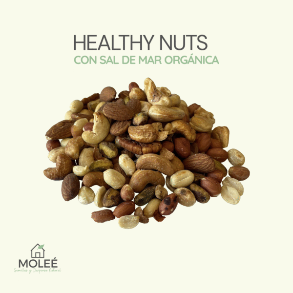 Healthy Nuts Con Sal De Mar Orgánica