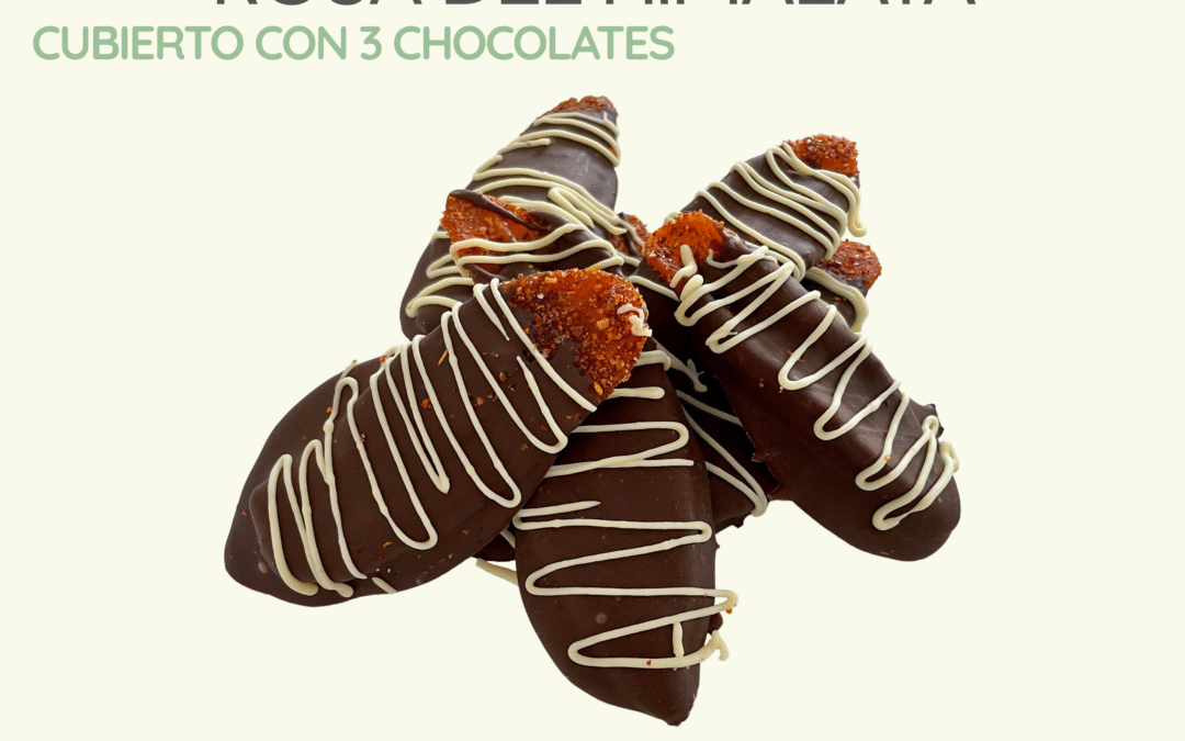 Mango Enchilado Con Sal Rosa Del Himalaya Cubierto Con 3 Chocolates