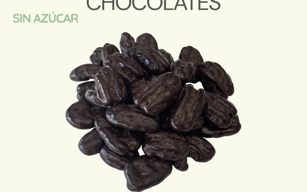 Nuez Pecana Cubierta Con Chocolate Sin Azúcar