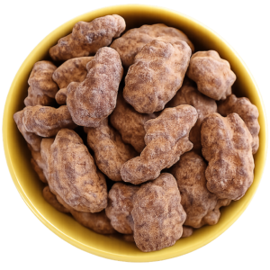 Nuez Pecana Cubierta Con Chocolate De Leche Y Cacao Canela