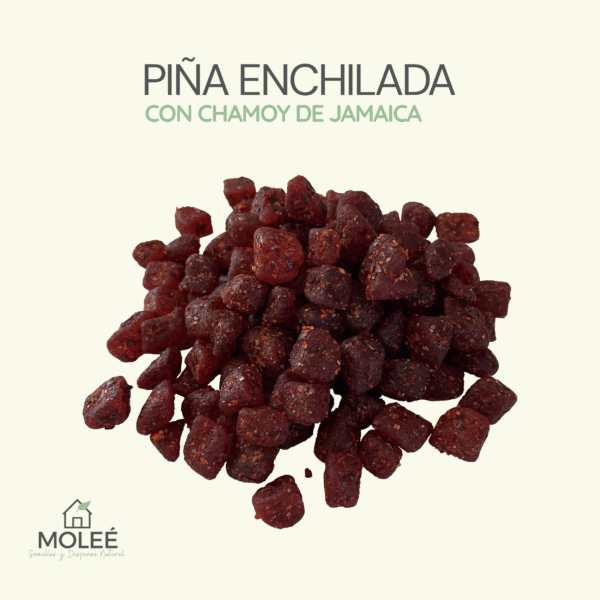 Piña Enchilada Con Chamoy De Jamaica