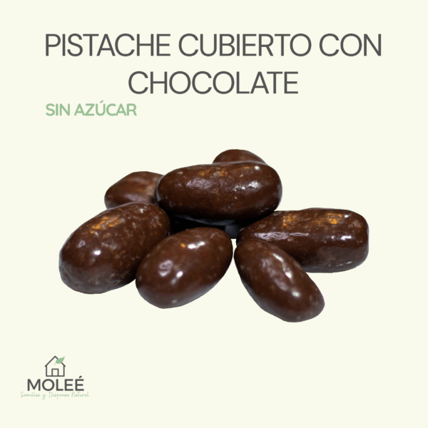 Pistache Cubierto Con Chocolate Sin Azúcar