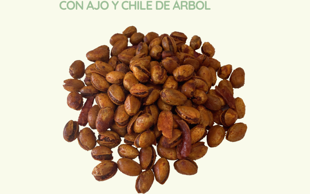Pistacho Picosito Con Ajo Horneado Y Chile De Árbol