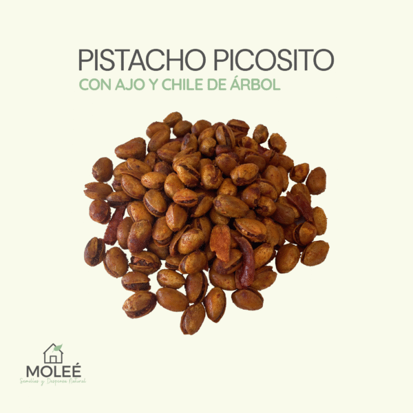 Pistacho Picosito Con Ajo Horneado Y Chile De Árbol