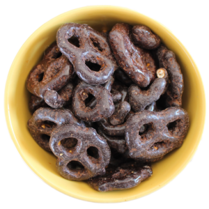 Pretzel Cubierto con Chocolate Sin Azúcar